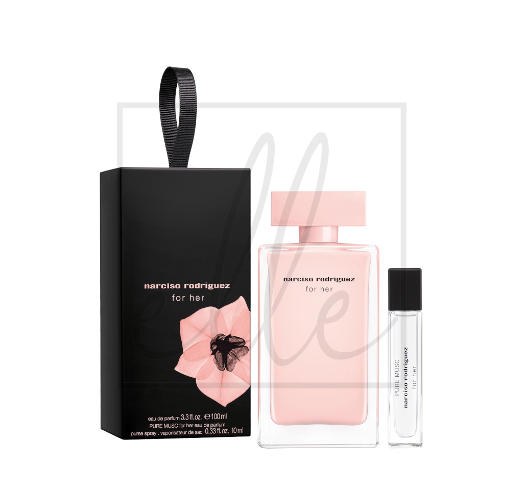 Women's perfume sets Narciso for her eau de parfum cofanetto