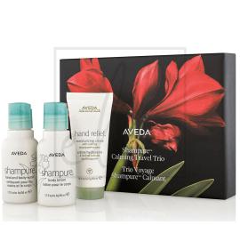 Aveda shampure calming travel trio gift set