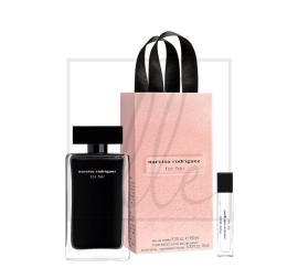 Narciso rodriguez for her gift (for her eau de toilette - 100ml + pure musc for her eau de parfum - 10ml)
