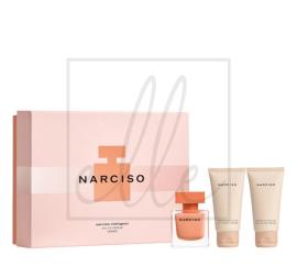 Narciso rodriguez ambree gift e de peau - 50ml