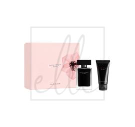 Narciso rodriguez for her eau de toilette - 50ml + her body lotion