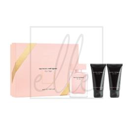 Narciso rodriguez for her 50ml edp trio set