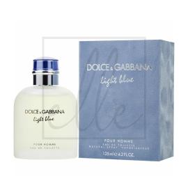 Dolce & gabbana light blue pour homme eau de toilette spray - 125ml
