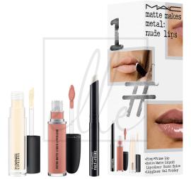 Instant artistry / matte makes metal: nude lips