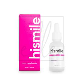 Hismile pap+ whitening mouthwash - 30ml