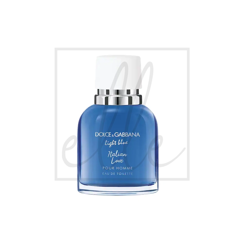 香水dolce & gabbana light blue italian love pour homme - 50ml