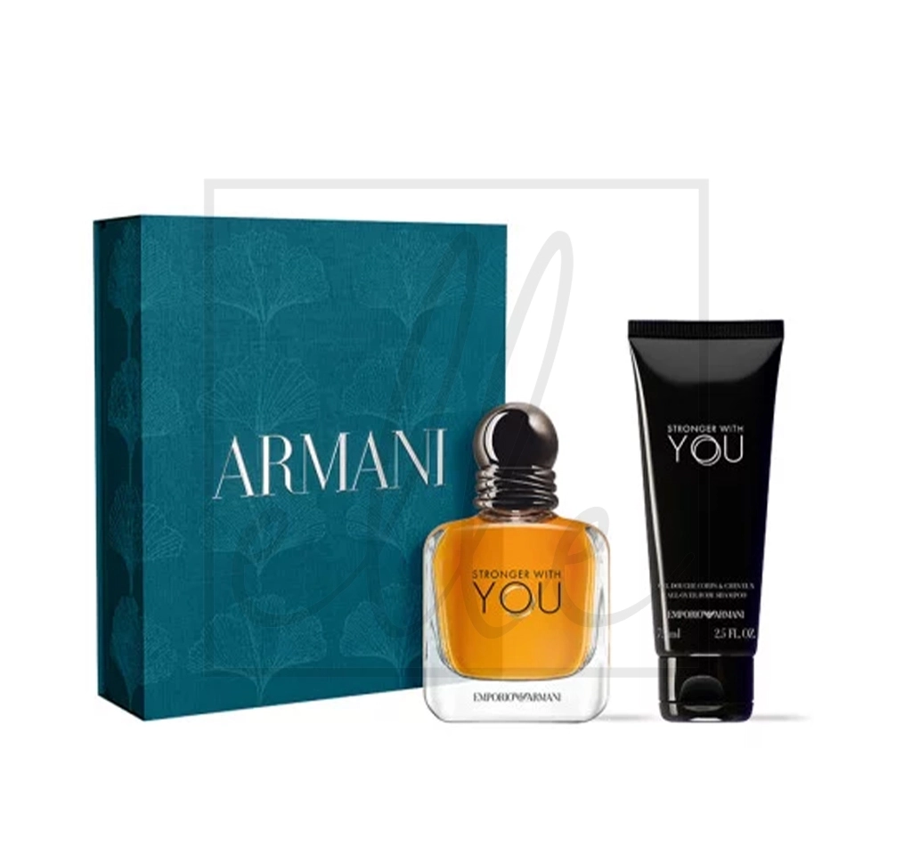 Women's perfume gift sets Giorgio armani parfum stronger with you