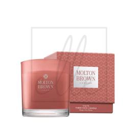 Molton brown gingerlily three wick candle  free p&p