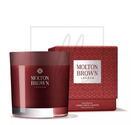 Molton brown rosa absolute three wick candle - 480g