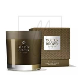 Molton brown tobacco absolute three wick candle brand
