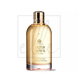 Molton brown. jasmine & sun rose exquisite bathing oil - 200ml