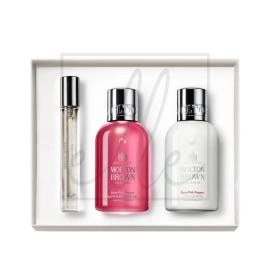 Molton brown fiery pink pepper fragrance collection set limited edition