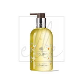 Molton brown orange & bergamot fine liquid hand wash limited edition - 300ml