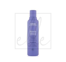 Aveda blonde revival purple toning shampoo - 200ml