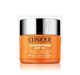 Clinique superdefense spf 40 - gel idratante prevenzione antieta + anti-fatica - tutti i tipi di pelle - 50ml