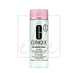 Clinique all about clean all-in-one cleansing micellar milk & makeup remover (combination oily to oily) - 200ml