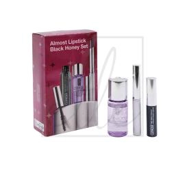 Clinique kit almost lipstick black honey set