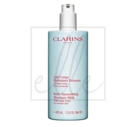 Clarins body smoothing moisture milk with aloe vera for normal skin - 400ml