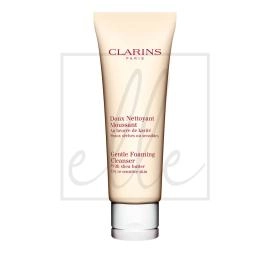 Clarins gentle foaming cleanser with shea butter for dry/sensitive skin - 125ml