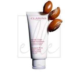 Clarins moisture rich body lotion with shea butter for dry skin - 200ml
