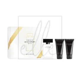 Narciso rodriguez for her pure musc 50ml edp trio set
