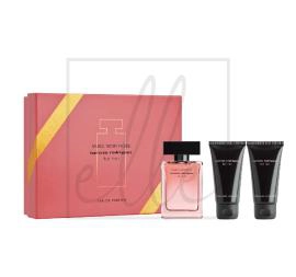 Narciso rodriguez for her musc noir rose edp trio set