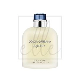 Dolce & gabbana light blue pour homme eau de toilette - 200ml