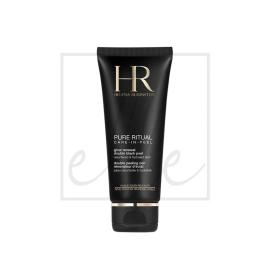 Hr pure ritual glow renewal double black peel - 100ml