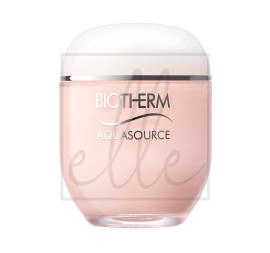 Biotherm aquasource 48h continuous release hydration rich cream - for dry skin - 125ml