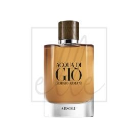 Giorgio armani acqua di gio homme absolu edp - 125ml