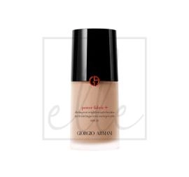 Armani power fabric+ ultra longwear weightless matte foundation spf20 30ml