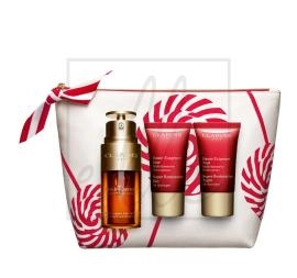 Clarins double serum & super restorative collection