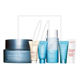 Clarins blue bag hydra your hydration routine gift set