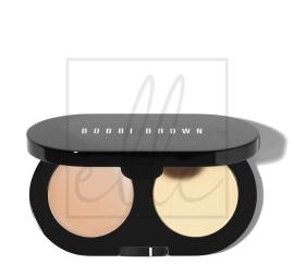 Creamy concealer kit warm ivory / yellow powder