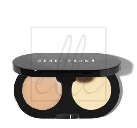 Creamy concealer kit sand  / yellow powder