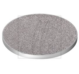 Eye shadow / pro palette refill pan - silver ring (veluxe pearl)