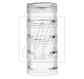 Stackable travel jars