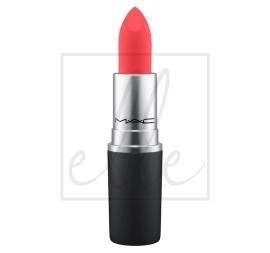 Mac powder kiss lipstick mandarin o - 3g