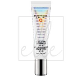 Lightful c + coral grass tinted cream spf 30 with radiance booster - 40ml (light)