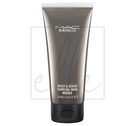 Mac mask mineralize charged water reset & revive charcoal mask  - 100ml