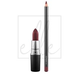 Lip duo sin/burgandy