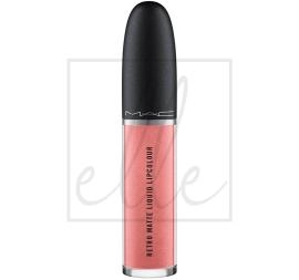 Retro matte liquid lipcolour metallics - pearl punk