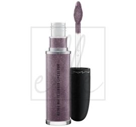 Retro matte liquid lipcolour metallics - silver spoon