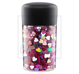 Pro glitter-4.5gm/.15oz pink hearts