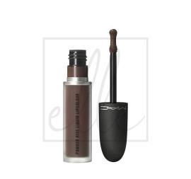 Mac powder kiss liquid lipcolour 5ml - 955 chestnut