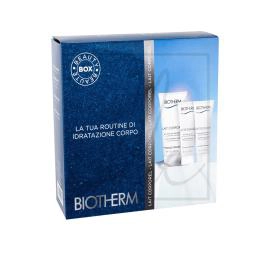 Biotherm body milk starter kit (gentle exfoliating - 75ml + cleansing shower milk - 75ml + anti drying body milk - 100ml)