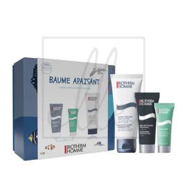 Biotherm homme baume apaisant 'you are today, i am tomorrow' set (gel nettoyant - 40ml + oligo thermal care - 20ml + baume apaisant - 100ml)