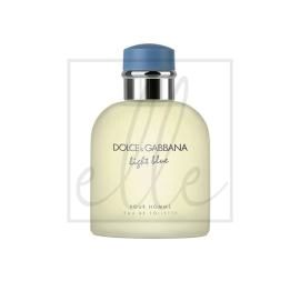 Dolce & gabbana light blue homme edt spray (tester)- 125ml