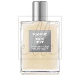 Tom ford soleil neige shimmering body oil platinum - 100ml
